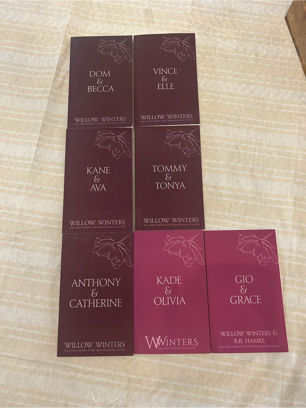 Willow winters books. Books 1-7.  Brand new